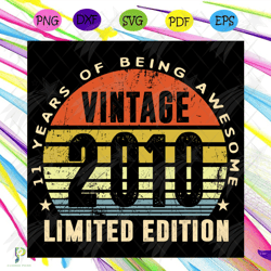 vintage 2010 limited edition 11 years of being aw