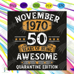 november 1970 50 years of being awesome quarantin