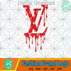Louis Vuitton Dripping Red Svg, Logo Svg, LV Wrap Svg, Louis - Inspire  Uplift