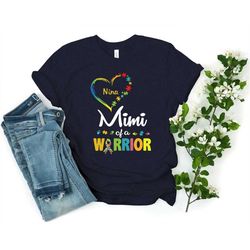 mimi of a warrior shirt, custom autism shirt, neurodiversity shirt, autism awareness shirt, autistic pride shirt, autism