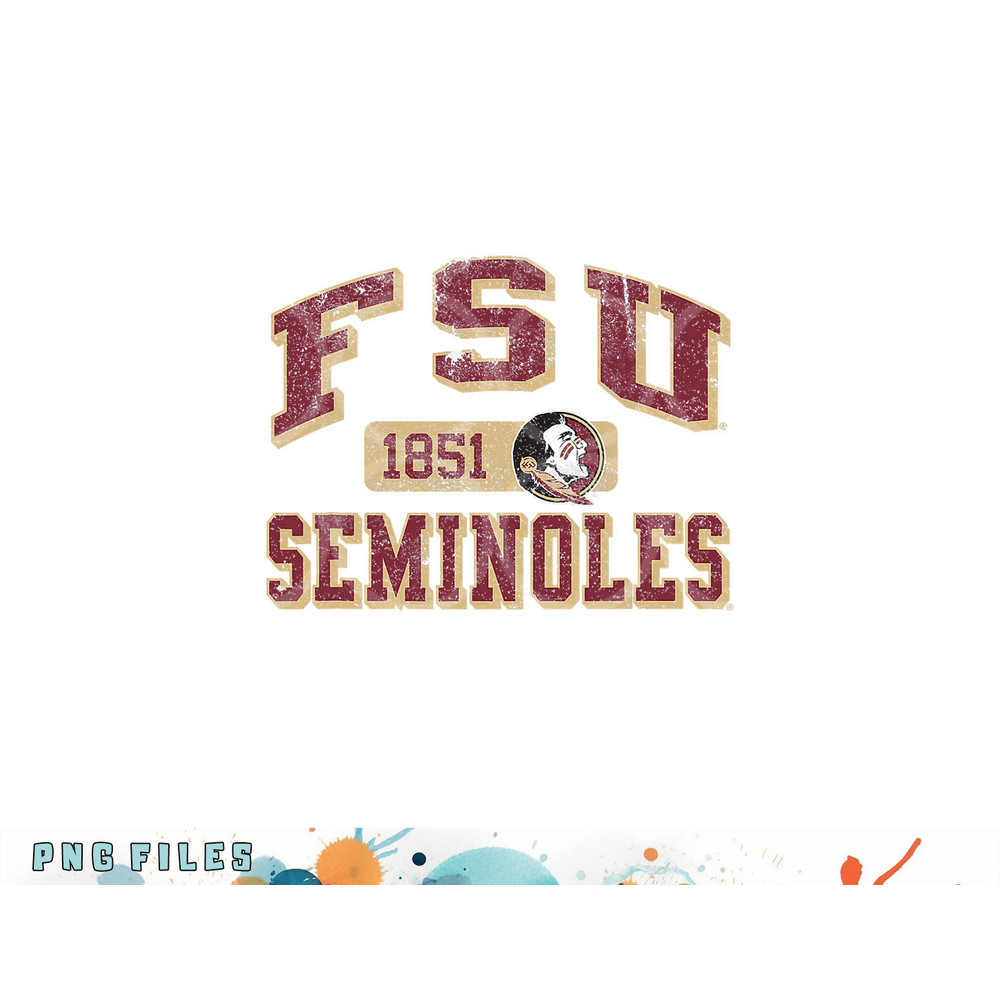 Florida State Seminoles Retro Bar Logo Officially Licensed png, digital download copy.jpg