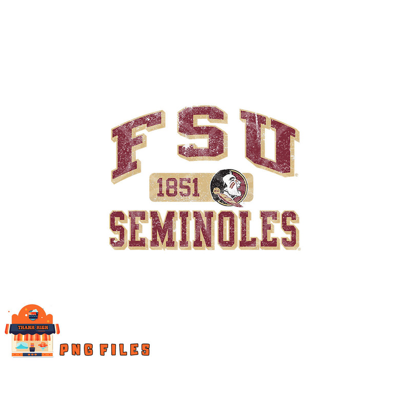 Florida State Seminoles Retro Bar Logo Officially Licensed png, digital download copy.jpg