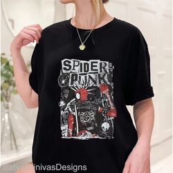 Across the Spider-Verse Shirt, Spider-Punk T-Shirt, Spider Man Across The Spider Verse, Spider Man Shirt, Marvel Shirt
