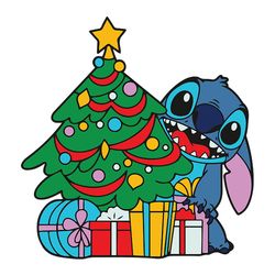 disney stitch christmas tree christmas,christmas svg, cricut file