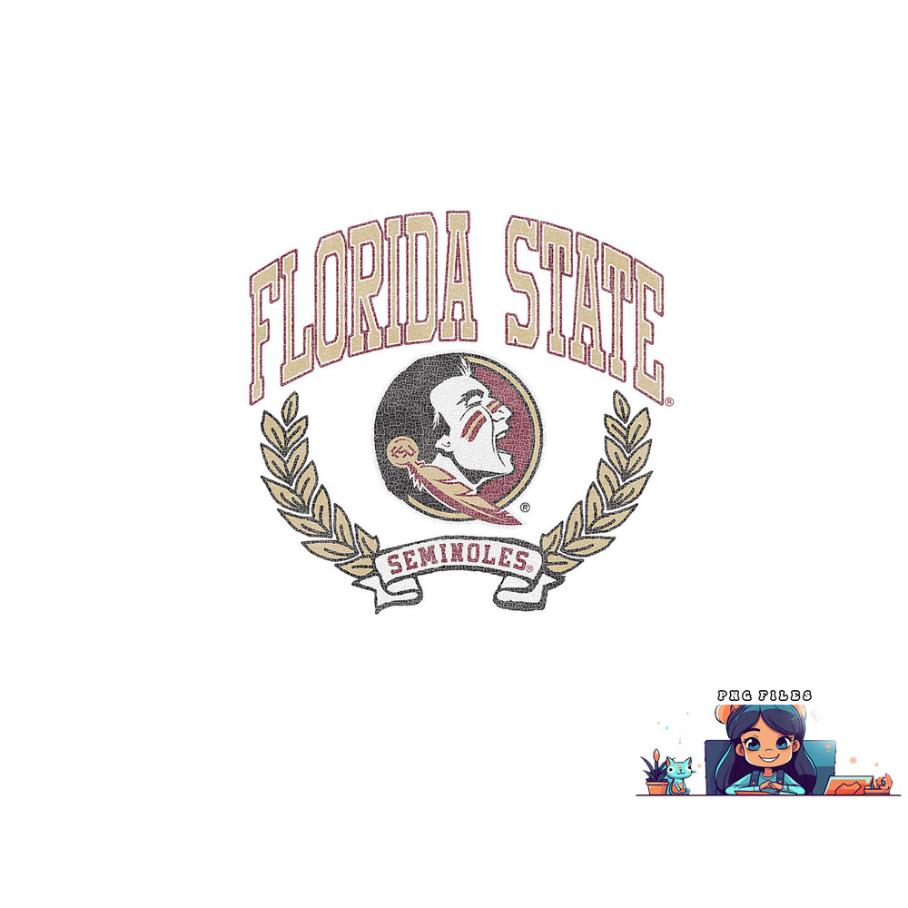 Florida State Seminoles Victory Vintage Logo png, digital download copy.jpg