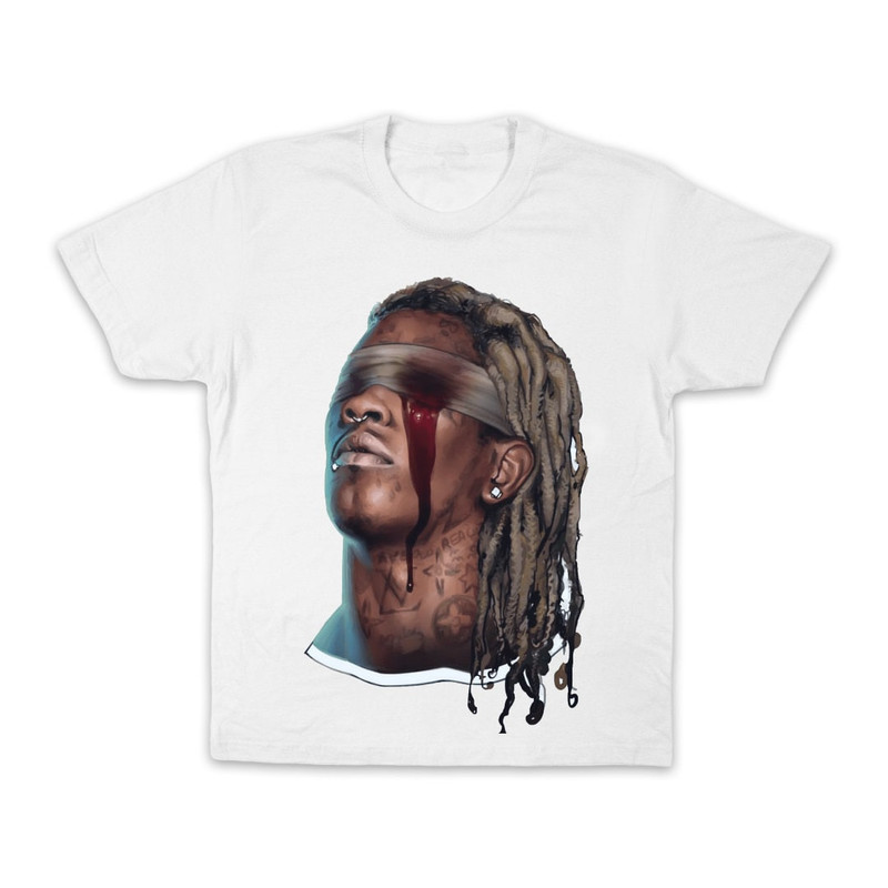 YOUNG THUG T-SHIRT Slime Season 3 Free Thugger Rap Tee Concert Merch Graphic - 1.jpg