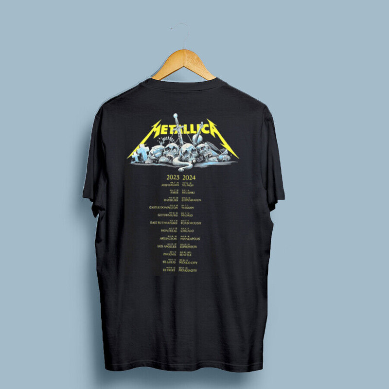 Metallica 2023 Shirt, Metallica Tour 2023 T Shirt for Men Women, Metallica Shirt for fan, M72 World Tour 2023 Shirt