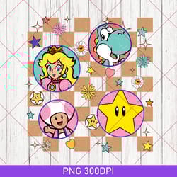 retro super mario png, super mario family png, super mario birthday png, mario & friend party, mario car games kids png