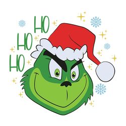 xmas, grinch ho ho ho svg, funny grinch ornament, the grinch movie, christmas svg