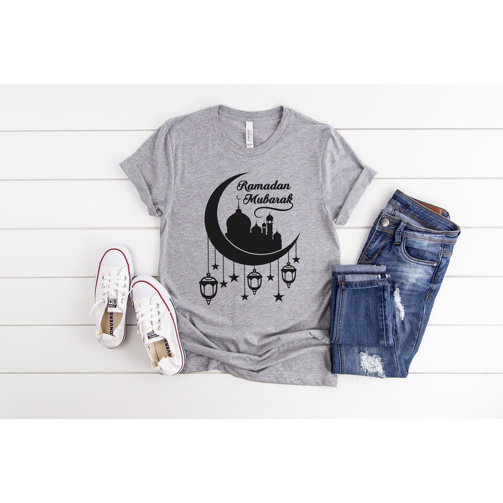 EID Mubarak tee, Muslim Shirt, Ramadan Gift, Ramadan Mubarak T-Shirt, Islamic Shirts, Muslim Kids Shirt, Ramadan Kareem T Shirt - 2.jpg