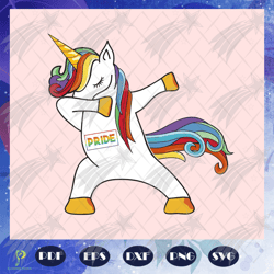 dabbing unicorn lgbt pride, unicorn svg, unicorn