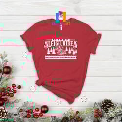 main street sleigh rides shirt, christmas shirt, vacation shirt, family shirt, holiday tees, merry christmas shirt, chri