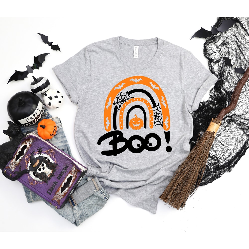 Halloween Boo Shirt,Halloween Rainbow shirt,Halloween Party, Halloween T-shirt,Hocus Pocus Shirt,Halloween Funny Tee,Halloween Spooky Shirt - 2.jpg