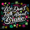Disney Encanto We Dont Talk About Bruno Svg