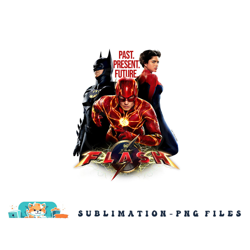 The Flash Movie Batman Supergirl Team png, digital download copy.jpg