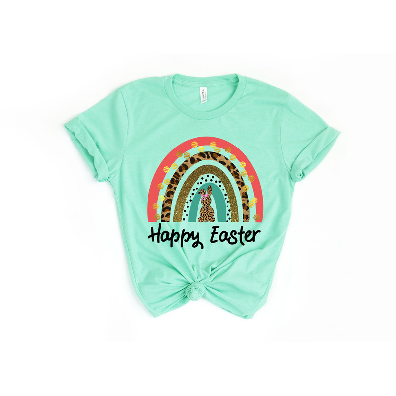Happy Easter Shirt, Easter Bunny Shirt, Easter Rainbow Shirt, Easter Family Shirt, Easter Tee, Egg T-shirt, Easter Day, Gift for Easter - 3.jpg