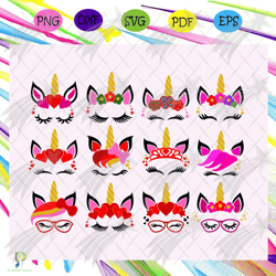 pretty eyes unicorn head with shabby chick roses