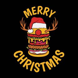 happy holidays with cheese svg, burger christmas svg, christmas cheeseburger svg, christmas, christmas svg, christmas