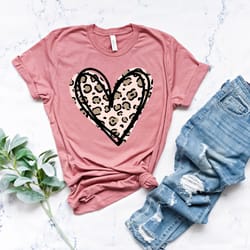 leopard heart mama shirt, heart mama shirt, mama leopard shirt, mommy shirt, leopard mom shirt, womens leopard mom shirt