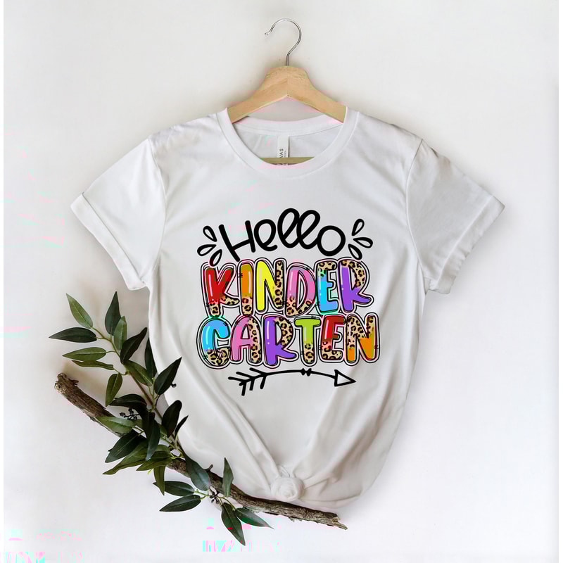 Kindergarten Shirt, Back To School Shirt, Kindergarten Leopard Shirt, Teacher Life Shirt, First Grade Teacher Shirt, Gift for Teachers - 3.jpg