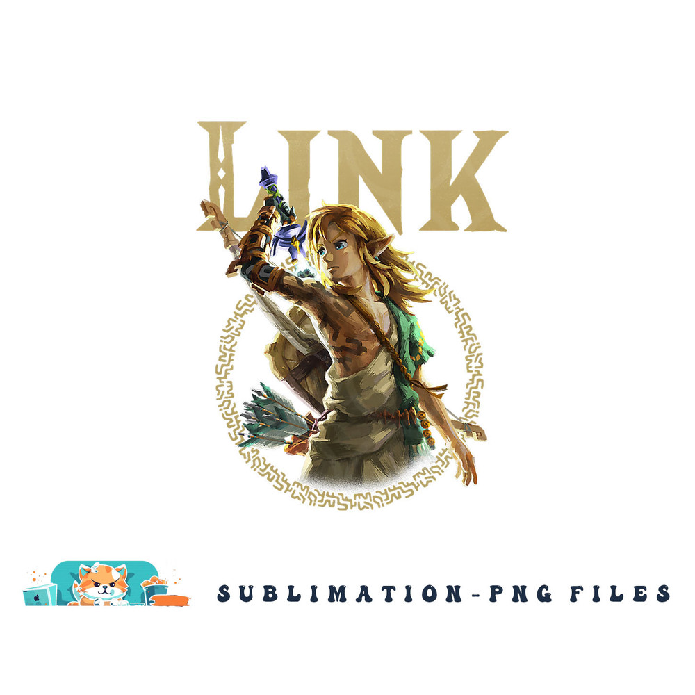 The Legend of Zelda Tears Of The Kingdom Link Portrait png, digital download copy.jpg