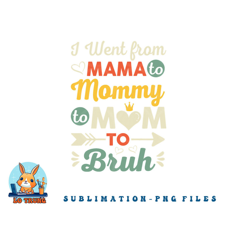 Funny Mothers Day design I Went from Mama for wife and mom png, digital download copy.jpg