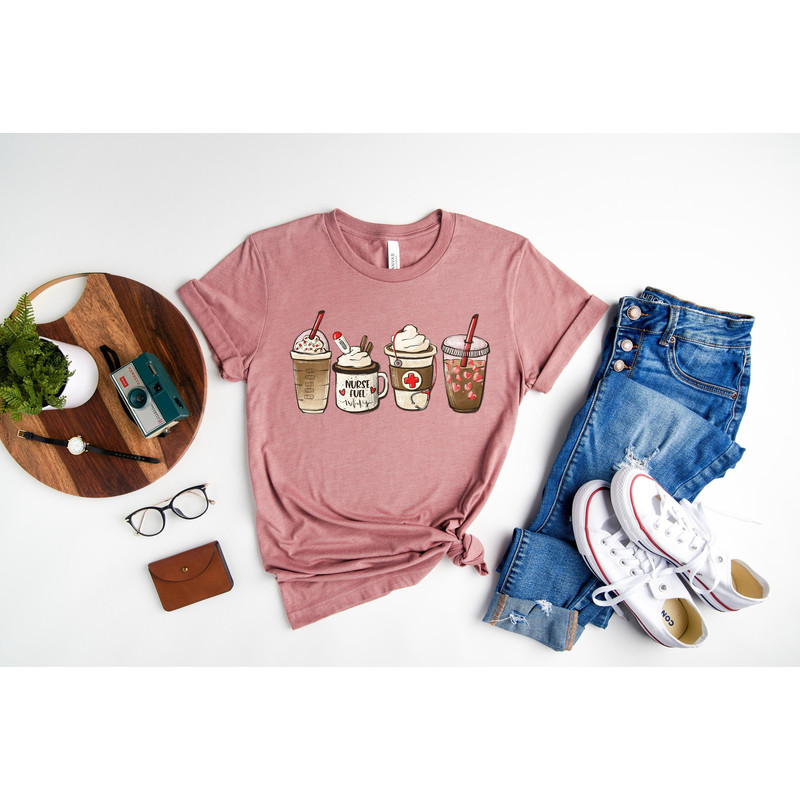 Nurse shirt, Coffee Lover Nurse Shirt, New Nurse Gift, Nurse school Graduation Gift, Nurse Appreciation, Nurses Week Gift, RN LPN Gift - 1.jpg