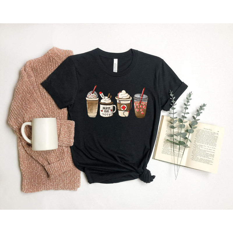 Nurse shirt, Coffee Lover Nurse Shirt, New Nurse Gift, Nurse school Graduation Gift, Nurse Appreciation, Nurses Week Gift, RN LPN Gift - 3.jpg