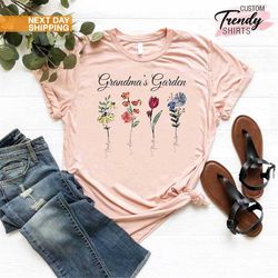 grandmother shirt with names, custom grandma shirt, grandma shirt with grandkids names, personalized grandma shirt, nana