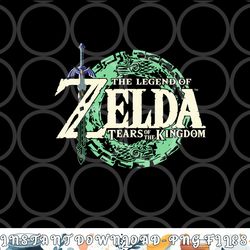 the legend of zelda tears of the kingdom official logo png, digital download copy