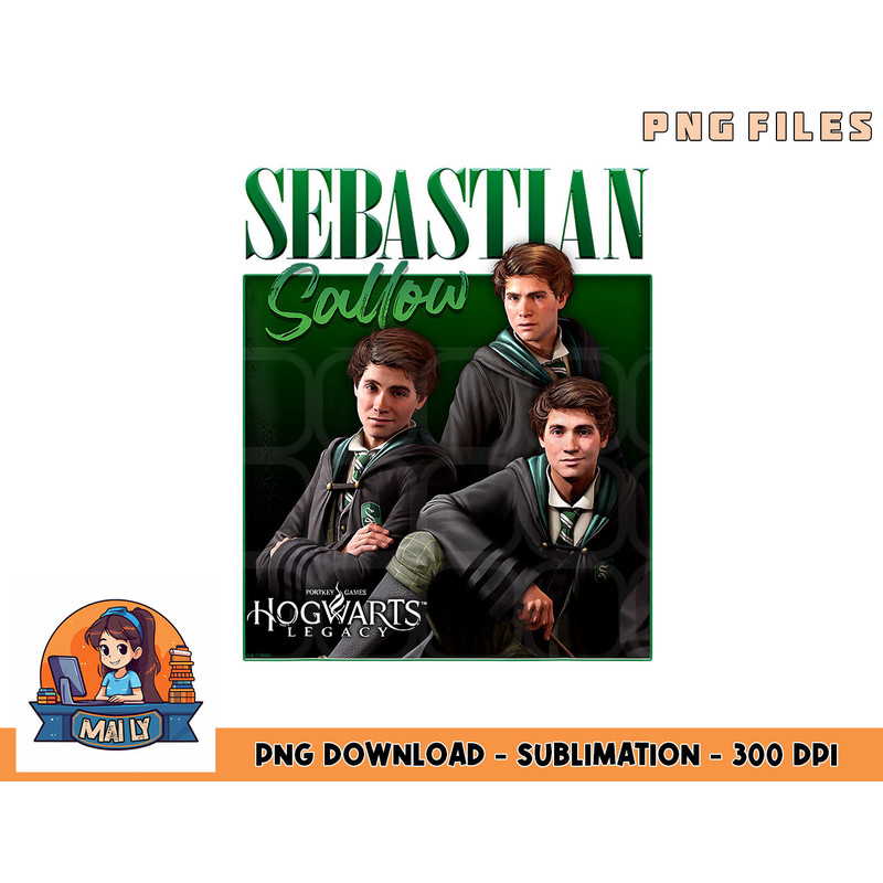 Harry Potter Hogwarts Legacy Sebastian Sallow Collage png, digital download copy.jpg