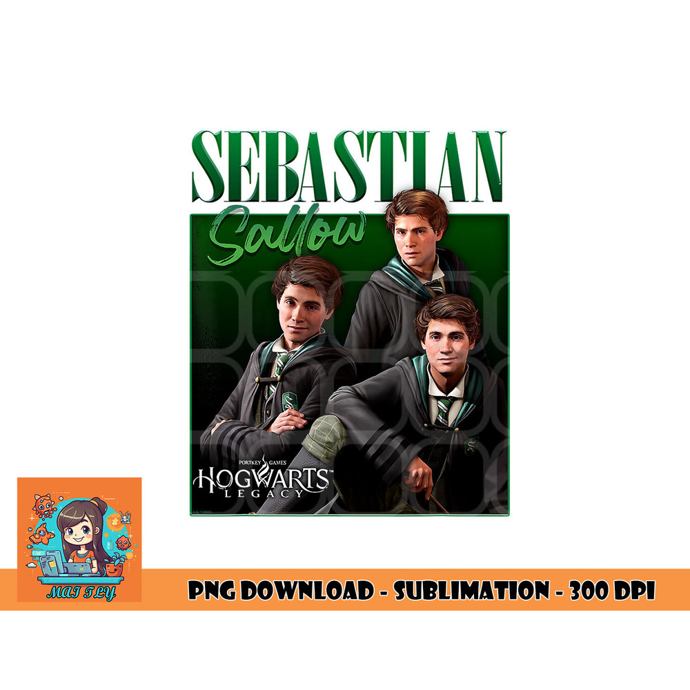 Harry Potter Hogwarts Legacy Sebastian Sallow Collage png, digital download copy.jpg