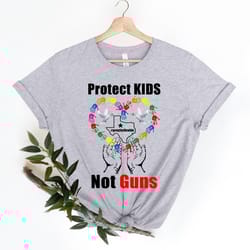 protect our children shirt, not guns, protect kids t shirt, gun reform tshirt, anti gun shirt, protest t-shirt, teacher
