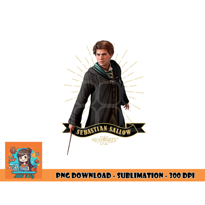 Harry Potter Hogwarts Legacy Sebastian Sallow Slytherin png, digital download copy.jpg