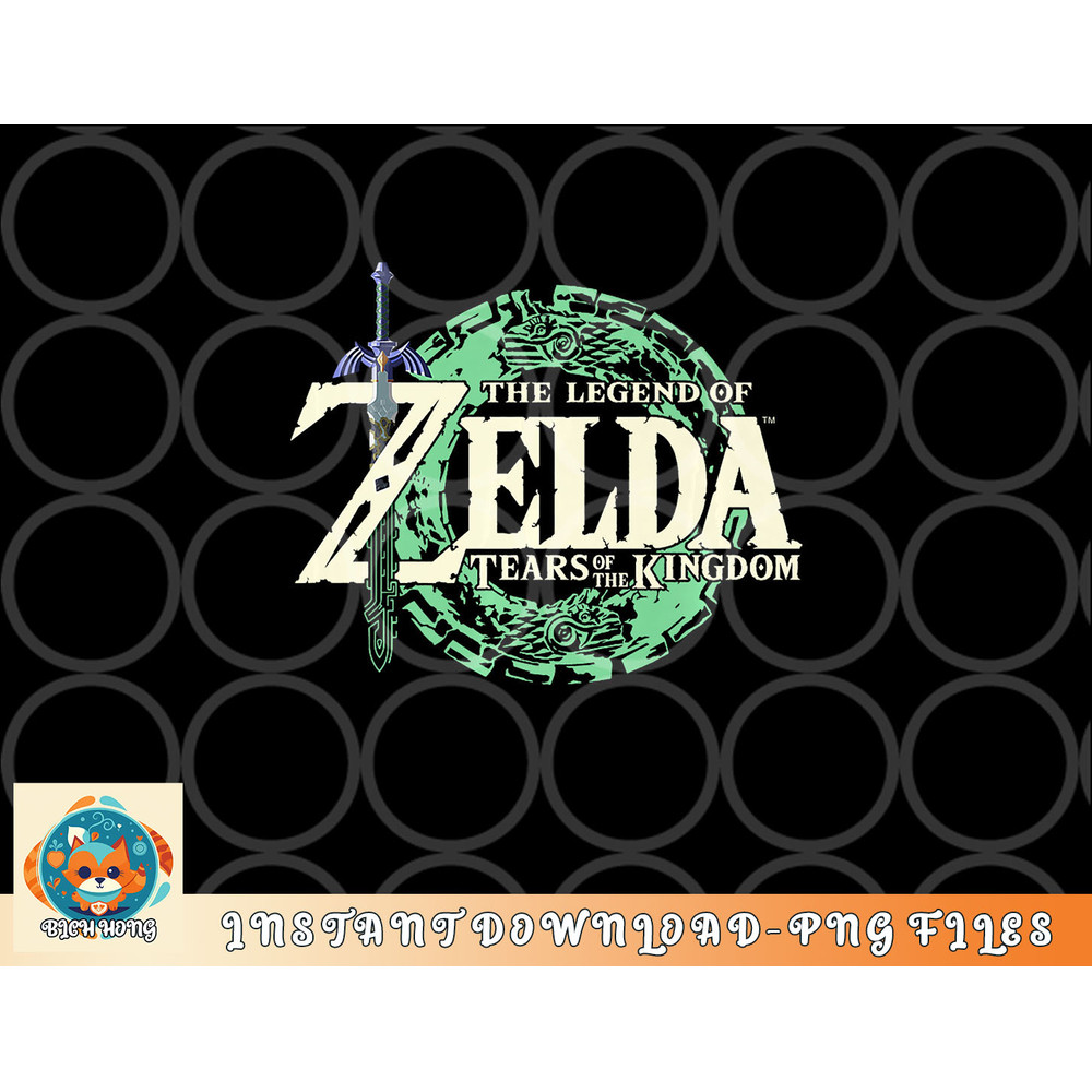 The Legend of Zelda Tears Of The Kingdom Official Logo Premium png, digital download copy.jpg