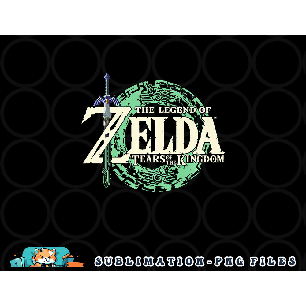 The Legend of Zelda Tears Of The Kingdom Official Logo Premium png, digital download copy.jpg