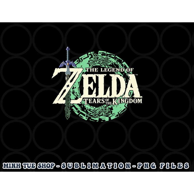 The Legend of Zelda Tears Of The Kingdom Official Logo Premium png, digital download copy.jpg