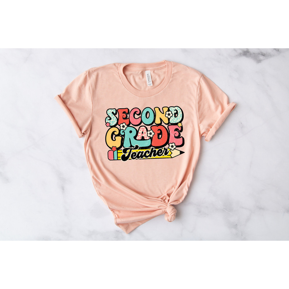 Second Grade Teacher Shirt •2nd Grade Teacher T-Shirt •Cute Second Grade Shirt •Second Grade Teacher Tee •2nd Grade Teacher Shirt - 1.jpg