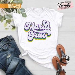 retro mardi gras shirt, mardi gras gifts, mardi gras party shirt, fat tuesday shirt,new orleans gift,louisiana shirt,mar