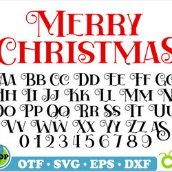 christmas font otf, christmas font svg cricut, christmas svg cricut, christmas letters svg, christmas monogram svg