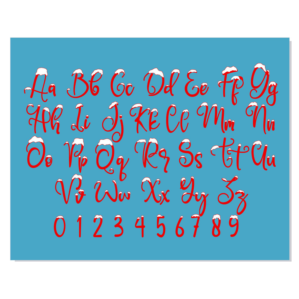 Christmas Snow font svg 2.jpg