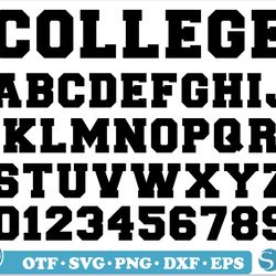 college installable font otf | sport font ttf, varsity font svg, sport font svg, college font ttf, sport letters numbers