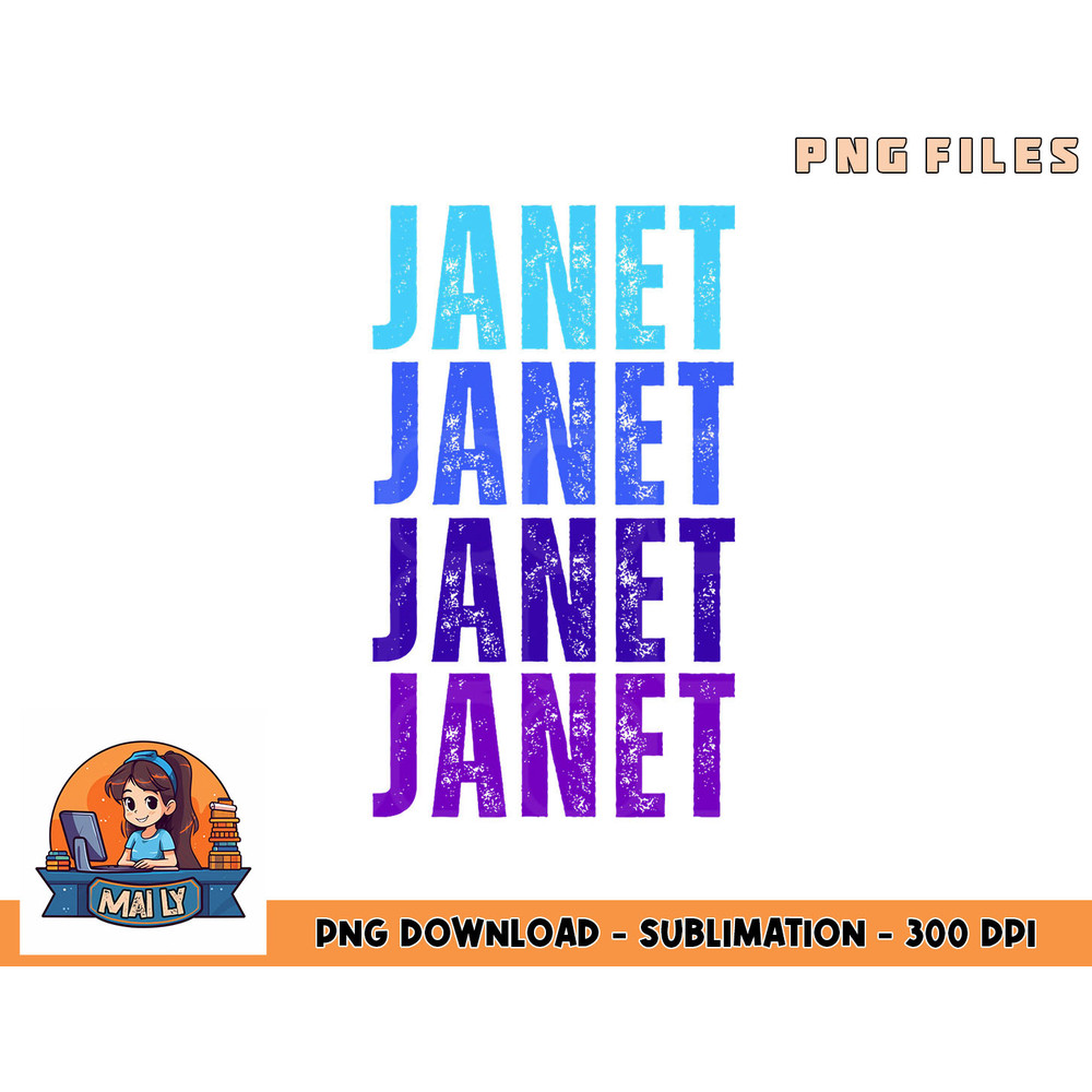 I Love Janet Pattern First Name Janet png, digital download copy.jpg