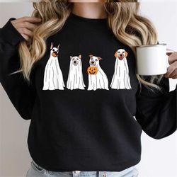 halloween dog sweatshirt, halloween sweater, ghost sweatshirt halloween sweatshirt ghost dog shirt 2022 happy halloween,
