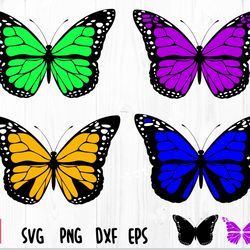 butterfly bundle layered svg | butterfly svg, butterfly vector file, butterfly png, butterfly clipart, butterfly svg