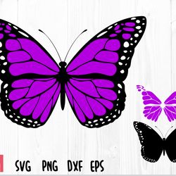 butterfly layered svg, butterfly violet layered svg, butterfly svg file for cricut, butterfly vector, butterfly png