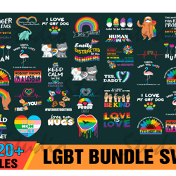 120 lgbt bundle svg, lgbt pride svg, rainbow svg, gay svg,lgbt svg,human svg,proud mom svg,rainbow svg,be kind svg,skele