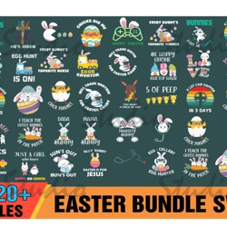 120 easter bundle svg, easter day svg, happy easter, rabbit svg, christian easter svg,svg bundle,cricut svg,svg,my first