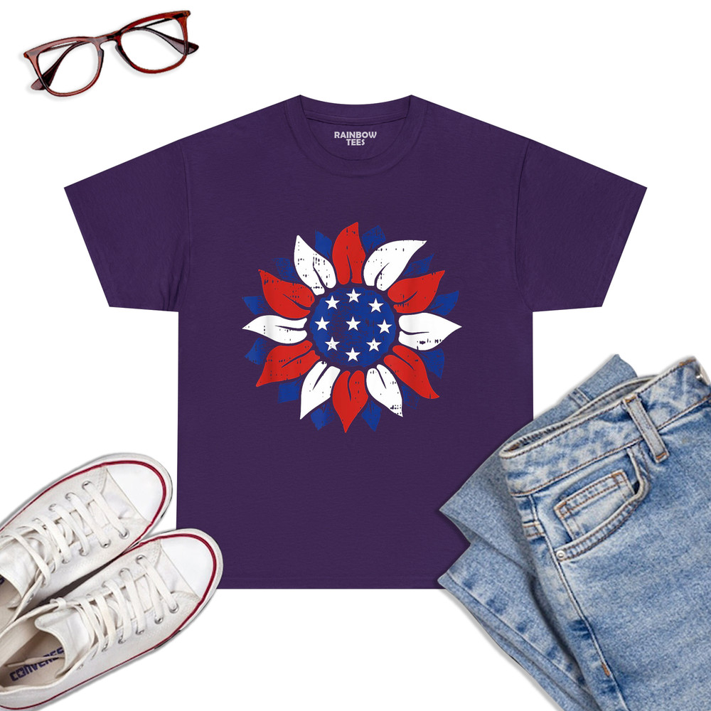 4th-Of-July-Sunflower-White-Red-And-Blue-Patriotic-T-Shirt-Purple.jpg