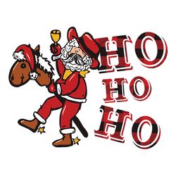 western santa ho ho ho png design for sublimation, cowboy santa sublimation designs, santa png, funny santa christmas